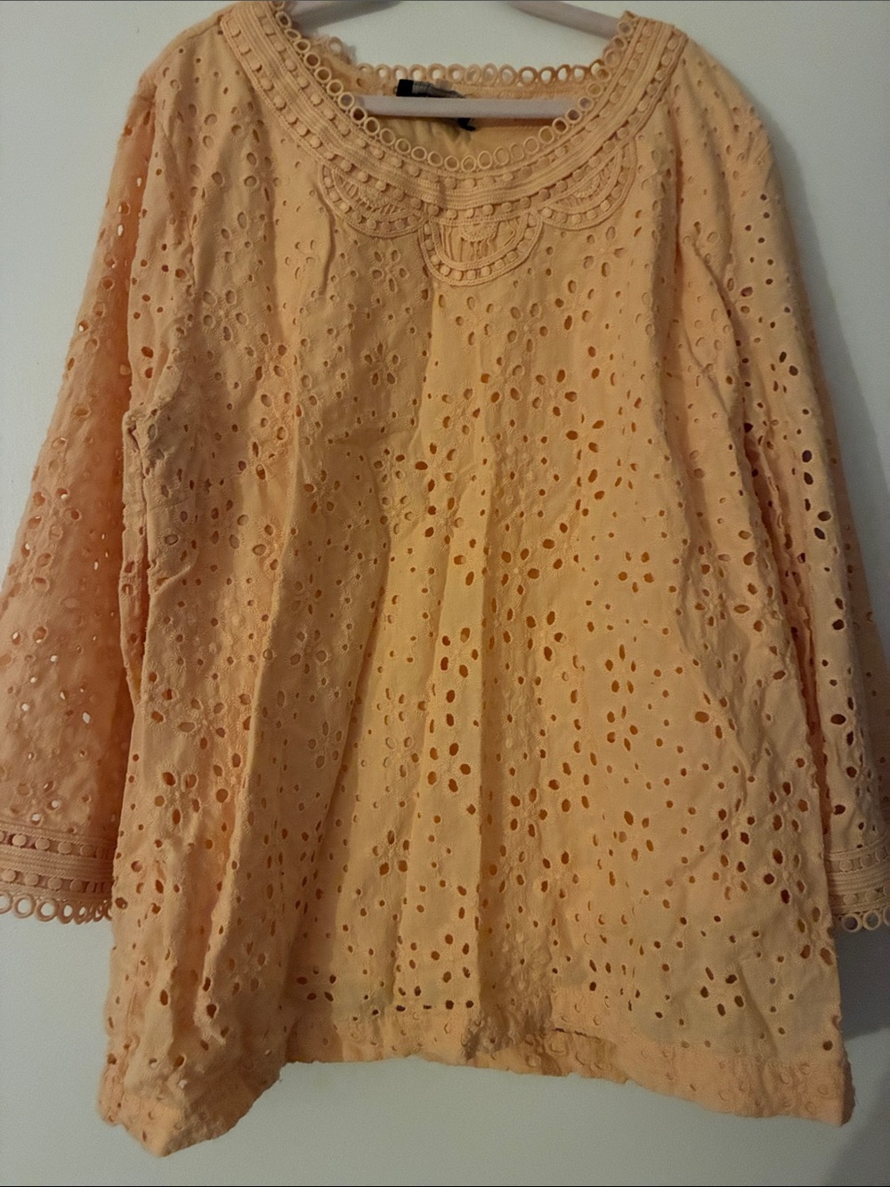 Karl Lagerfeld eyelet blouse
